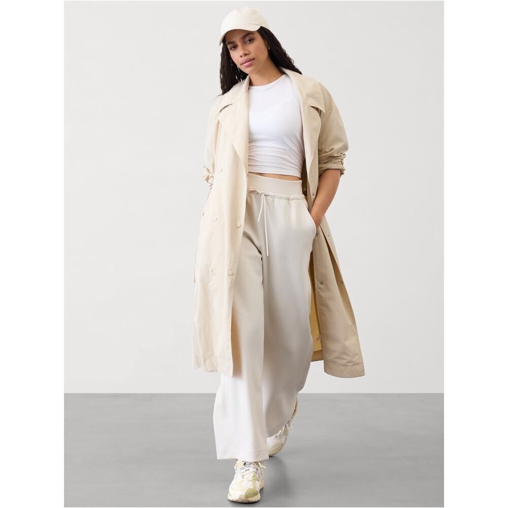 NWT Athleta Luna Trench Coat in Dune - Size: Medium